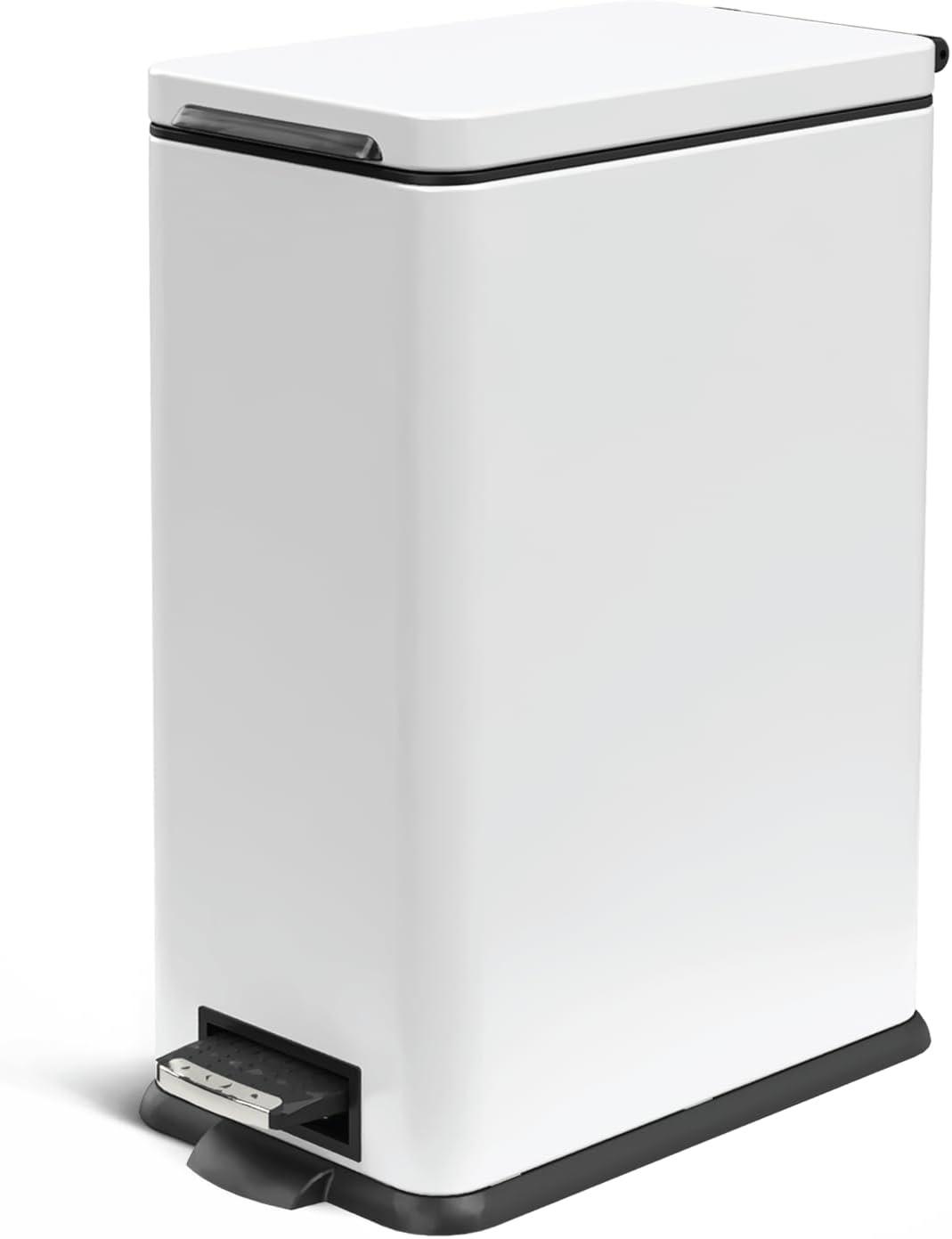 8 Gallon Slim Trash Can - 30 Liter