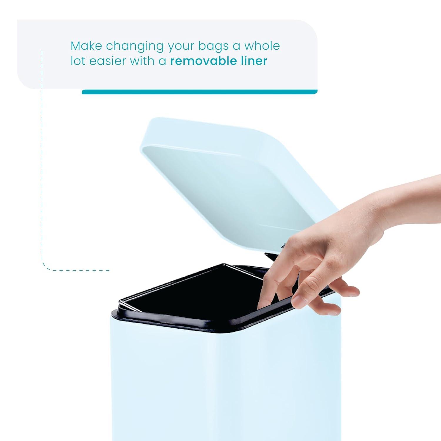 1.3 Gallon Slim Trash Can - 5 Liter