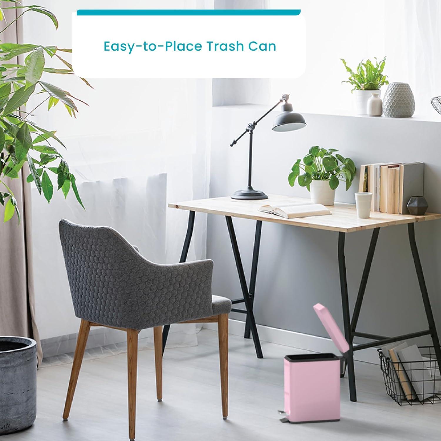 1.3 Gallon Slim Trash Can - 5 Liter