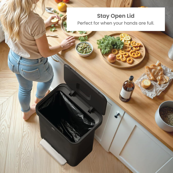 13 Gallon Virtuoso 2.0 Trash Can - 50 Liter