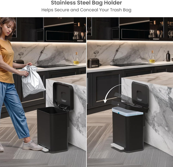 13 Gallon Virtuoso 2.0 Trash Can - 50 Liter