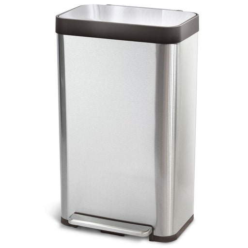 Virtuoso Collection - 18.5 Gallon Liner-Free Step Pedal Kitchen Trash Can - Home Zone Living