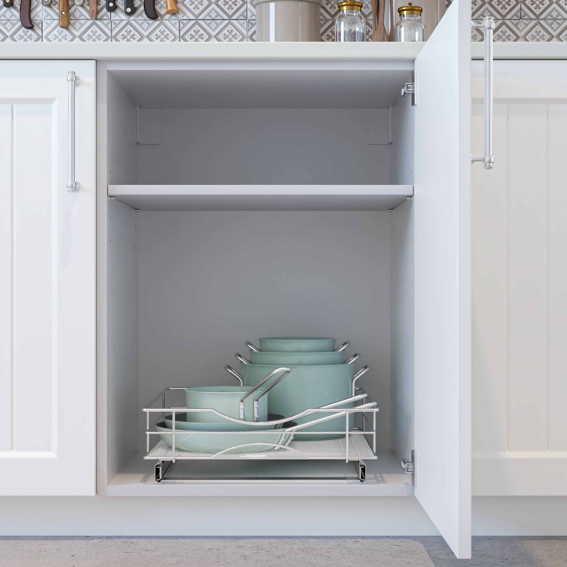 Kitchen Cabinet Pull-Out Basket Organizer - 17