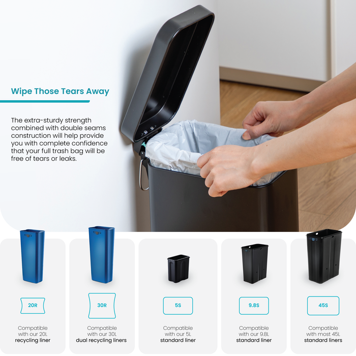 Code 5S - 1.3 Gallon Trash Bags