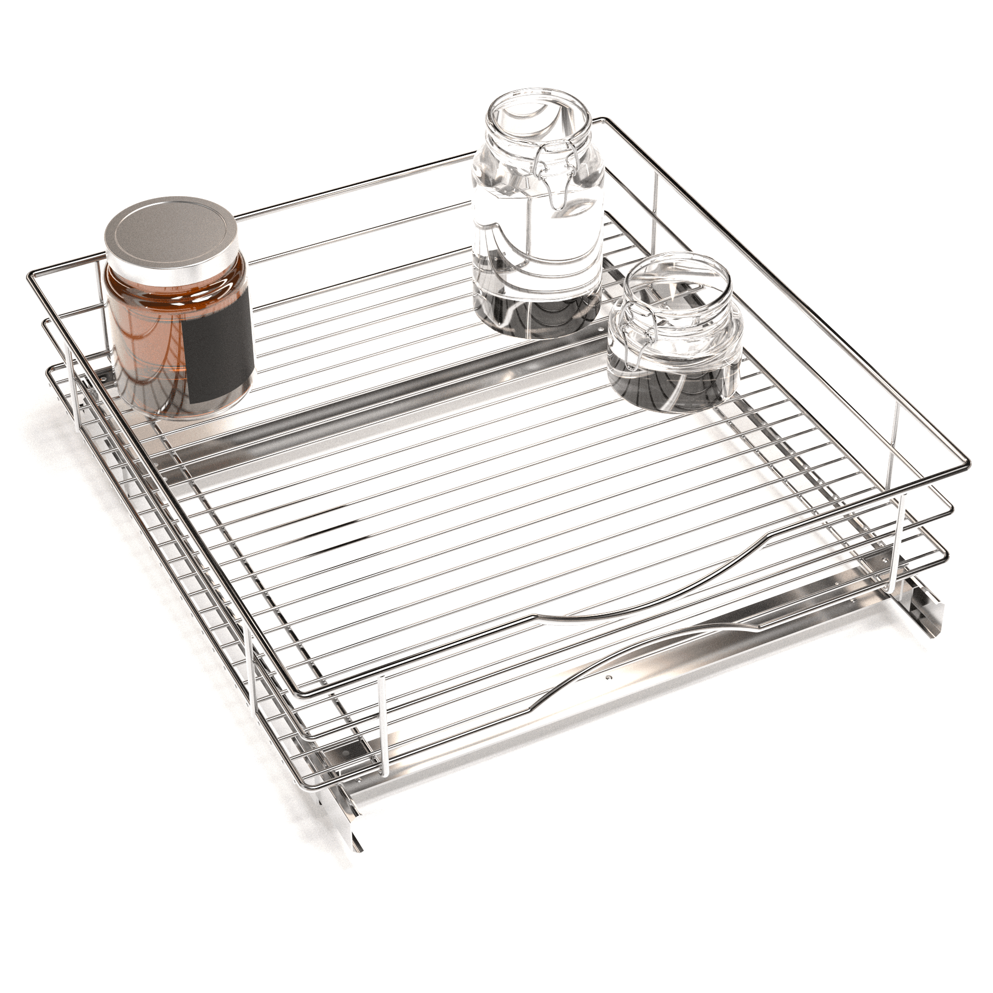 Kitchen Cabinet Pull-Out Basket Organizer - 20