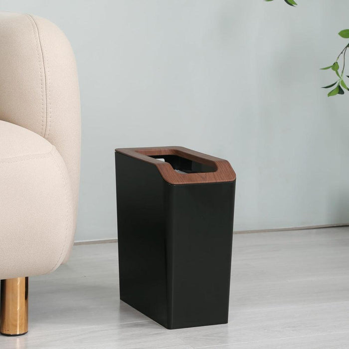 Virtuoso Collection - 2.1 Gallon Slim Open Top Trash Can - Serene Green, 2-Pack - Home Zone Living