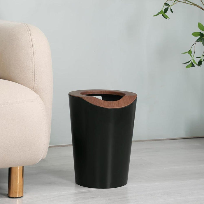 Virtuoso Collection - 2.3 Gallon Small Round Open Top Trash Can - Serene Green, 2-Pack - Home Zone Living