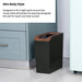 Virtuoso Collection - 2.1 Gallon Slim Open Top Trash Can - Serene Green, 2-Pack - Home Zone Living
