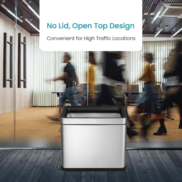 8.7 Gallon Slim Trash Can - 33 Liter