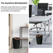 Virtuoso Collection - 2.3 Gallon Small Round Open Top Trash Can - Serene Green, 2-Pack - Home Zone Living