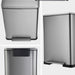 13 Gallon Dual Compartment Kitchen Trash Can - Home Zone Living