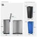 13 Gallon Dual Compartment Kitchen Trash Can - Home Zone Living