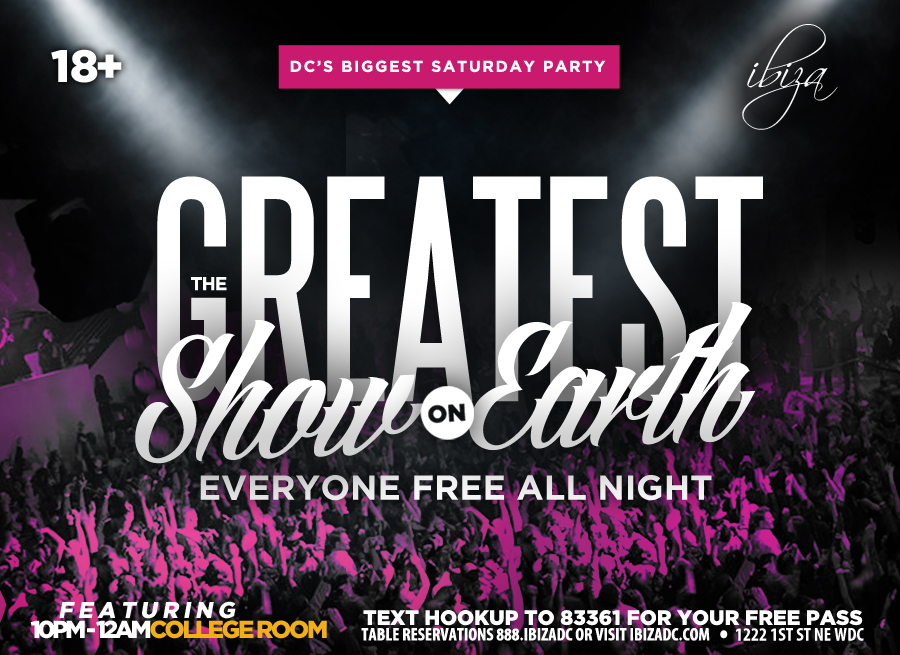 Greatest Show on Earth flyer